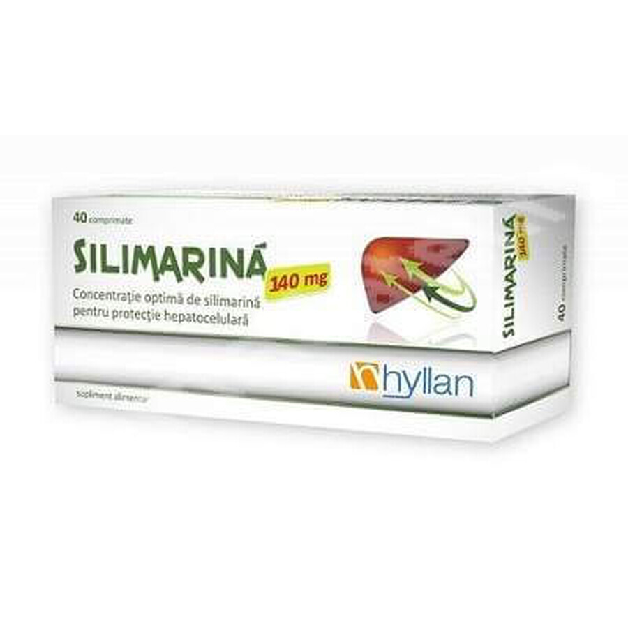 Silimarina, 40 comprimate, Hyllan