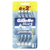 Aparate de ras de unică folosință - Gillette Blue 3, Cool, 8 bucăți, P&G