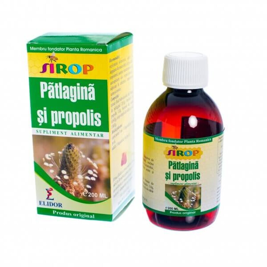 Sirup mit Patlagin und Propolis, 200 ml, Elidor