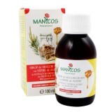 Sirop de muguri de pin cu miere 100 ml, Manicos