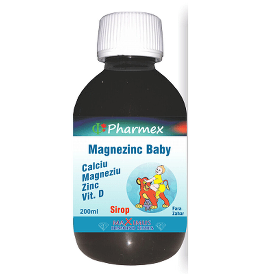 Sirop Magnezinc Baby, 150 ml, Pharmex