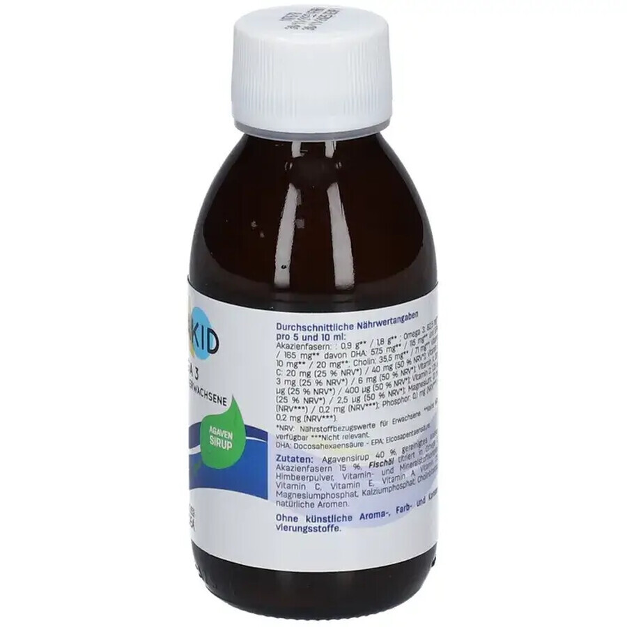 Syrup for children Omega 3 and Vitamin A, C, D, E with cola flavor, 125 ml, Pediakid