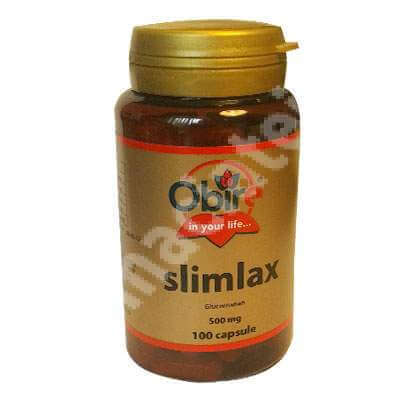 Slimlax 500 mg, 100 capsule, Obire Vitamine si suplimente