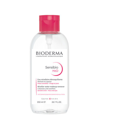 Bioderma Sensibio H2O Soluție micelară cu pompă 850 ml