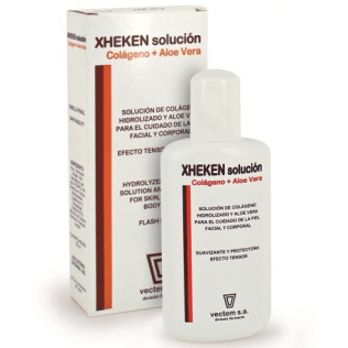 Solutie de colagen hidrolizat cu Aloe Vera Xheken, 100 ml, Vectem