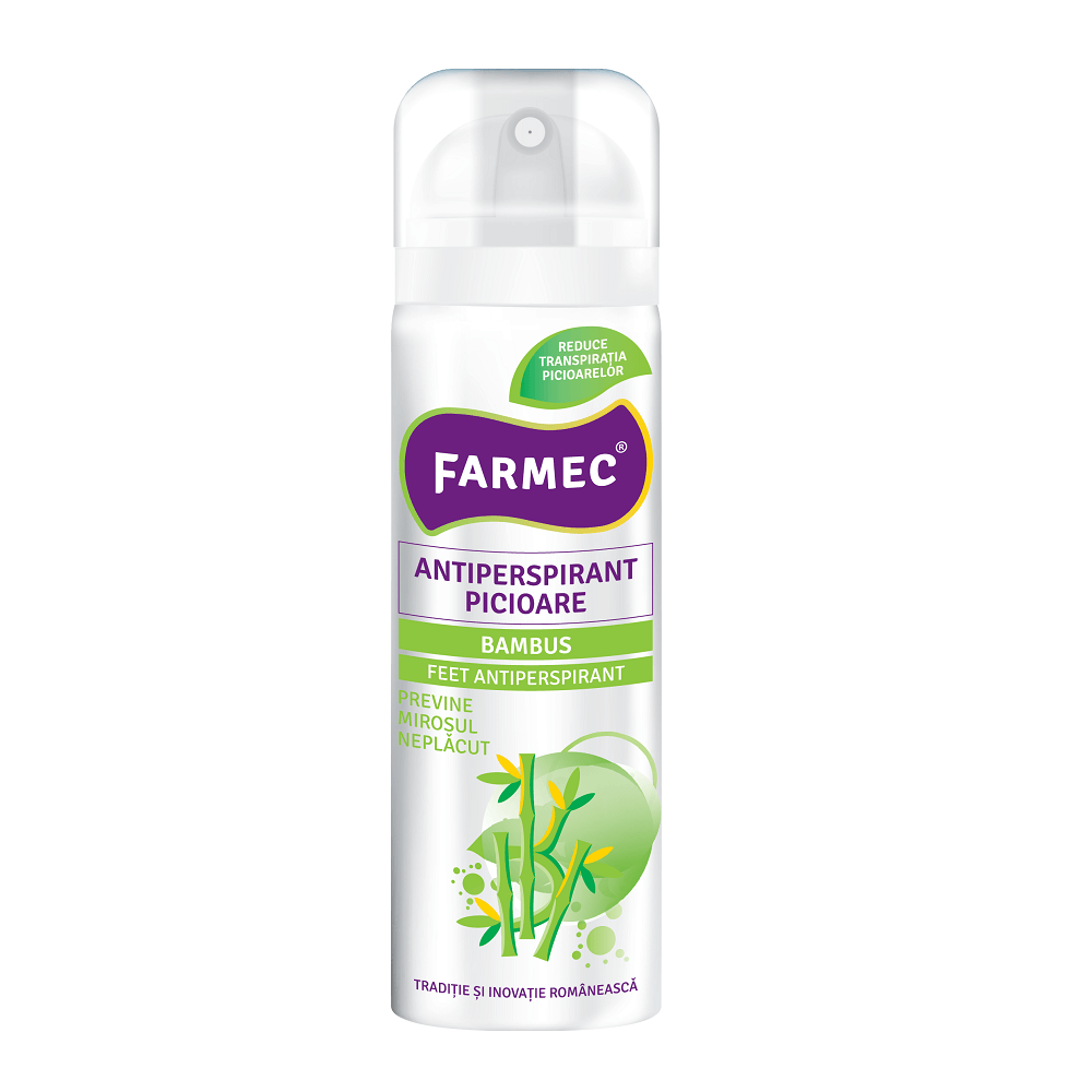 Spray antiperspirant pentru picioare, 150 ml, Farmec