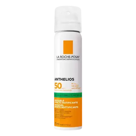 La Roche-Posay Anthelios Spray cu efect matifiant invizibil pentru fata SPF 50,  75 ml