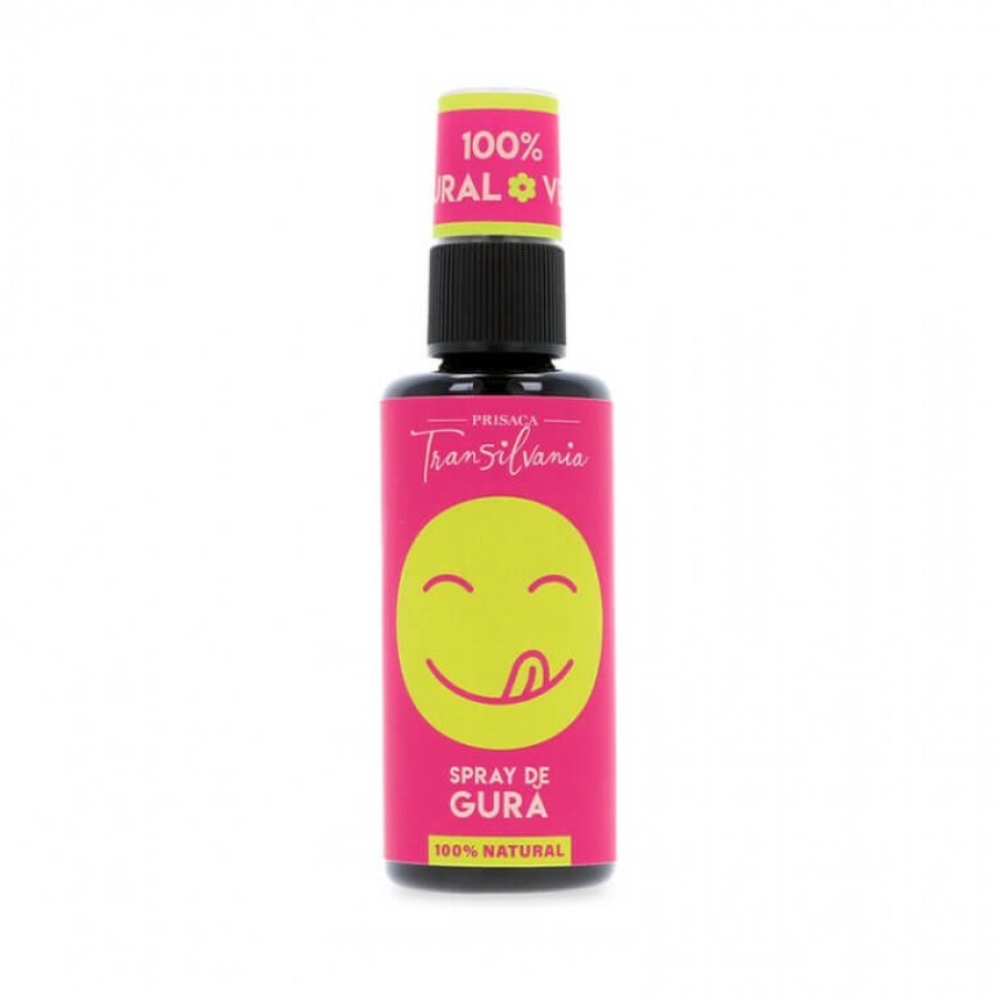 Spray de gura 100% natural, 20 ml, Prisaca Transilvania