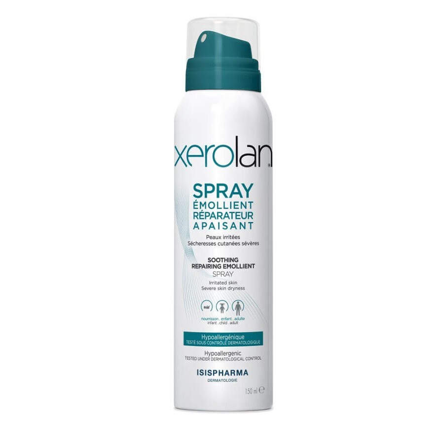Isis Pharma Xerolan Spray emolient reparator pentru pielea fragila, 150 ml
