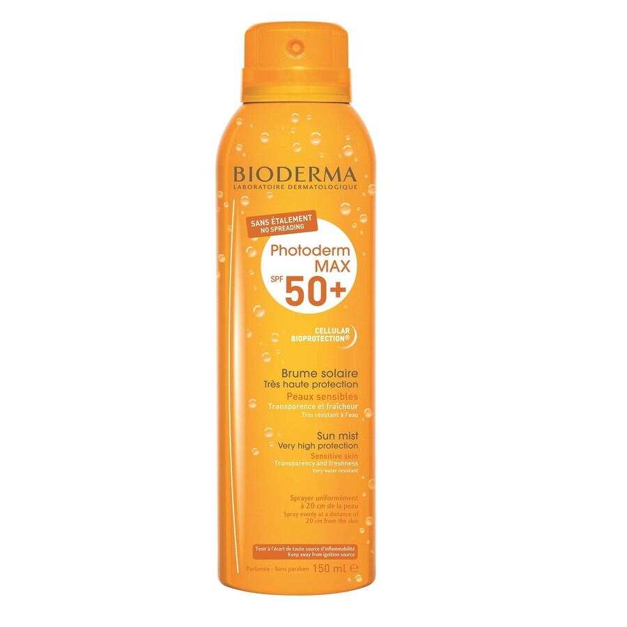 Spray fotoprotecție Photoderm Max Brume SPF 50+, 150 ml, Bioderma