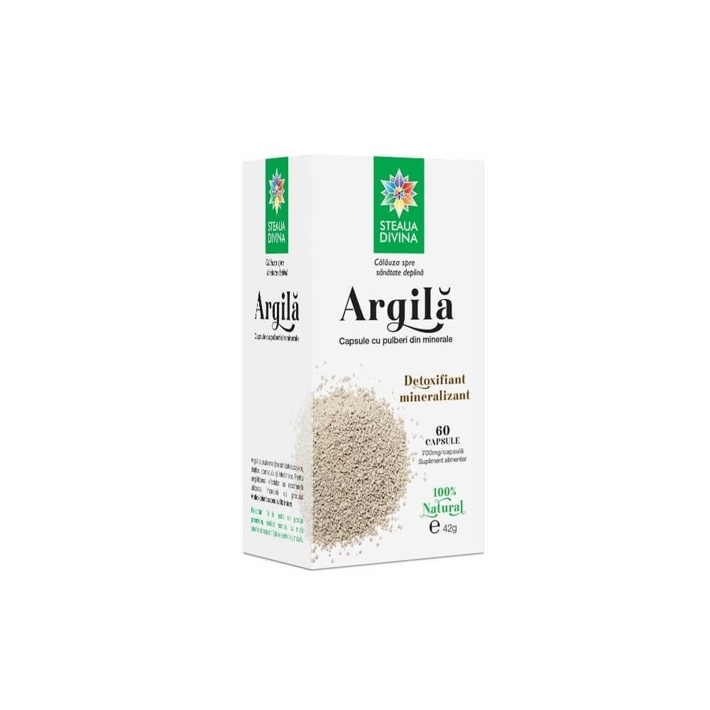 Argila, 60 capsule, Steaua Divina Vitamine si suplimente