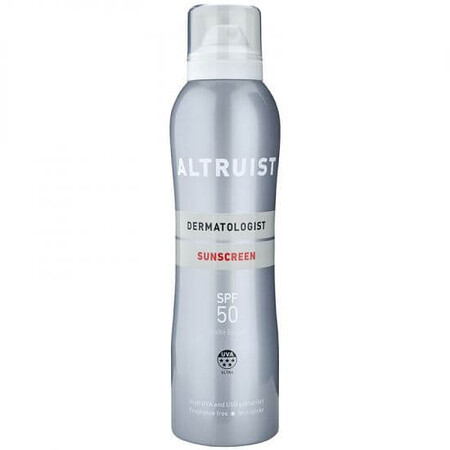 Spray invizibil hipoalergenic protecție solară Dermatologist Sunscreen SPF50, 200 ml, Altruist