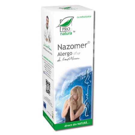 Nazomer Alergo Stop Spray Nasal, 30 ml, Pro Natura