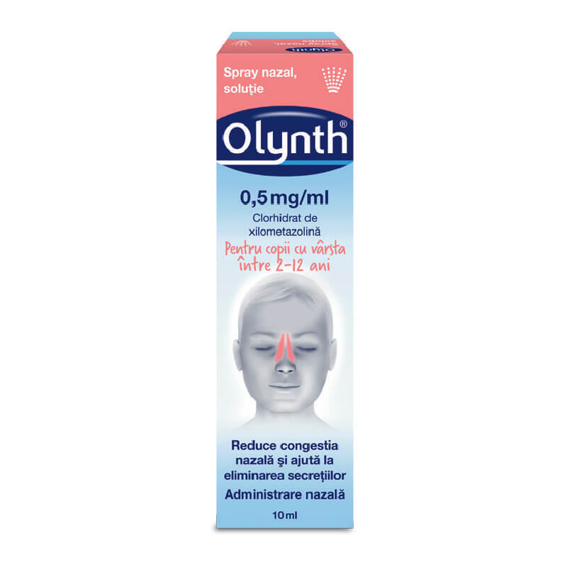 Spray nazal pentru copii 2-12 ani Olynth 0.5mg, 10 ml, Johnson&Johnson