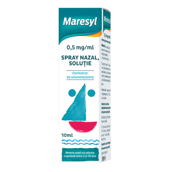 Spray nazal pentru copii Maresyl 0,5 mg/ml, 10 ml, Dr. Reddys