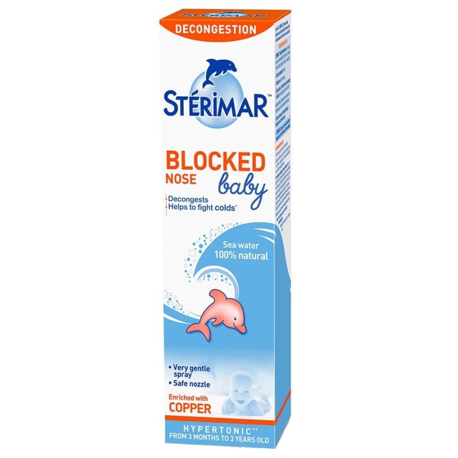 Spray nazal Sterimar Hypertonic Bebe, 100 ml, Lab Fumouze