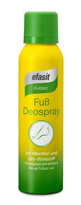 Spray odorizant pentru picioare, 150 ml, Efasit Classic Frumusete si ingrijire
