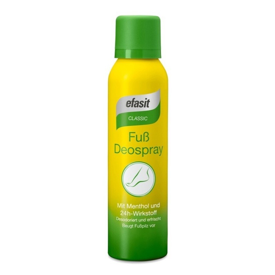 Spray odorizant pentru picioare, 150 ml, Efasit Classic