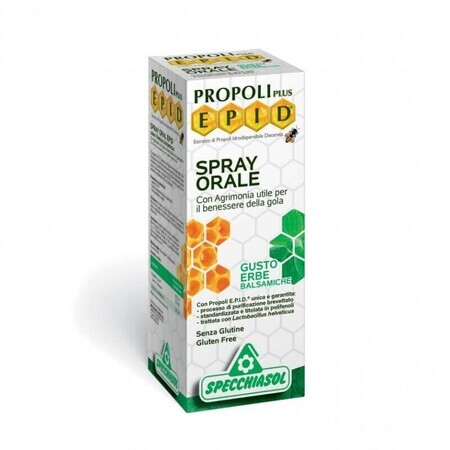 Spray oral cu propolis Epid PropoliPlus, 15 ml, Specchiasol