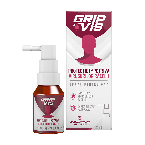 Spray pentru gat GripVis, 20 ml, Berlin Chemie Vitamine si suplimente