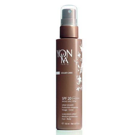 Spray pentru protectie solara cu SPF 20, 150 ml, YonKa