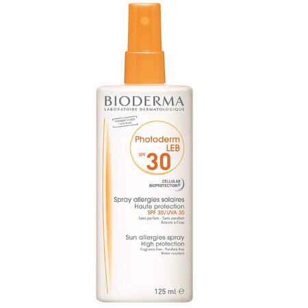 Spray protecție solară Photoderm LEB SPF 30, 125 ml, Bioderma