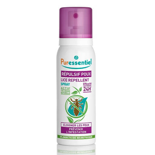 Spray Repelent anti-paduchi, 75 ml, Puressentiel