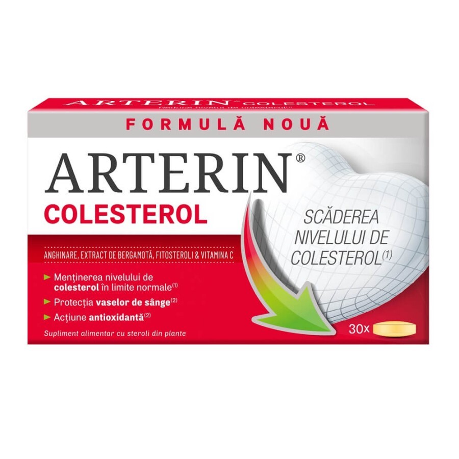 Arterin Colesterol, 30 comprimate, Perrigo recenzii