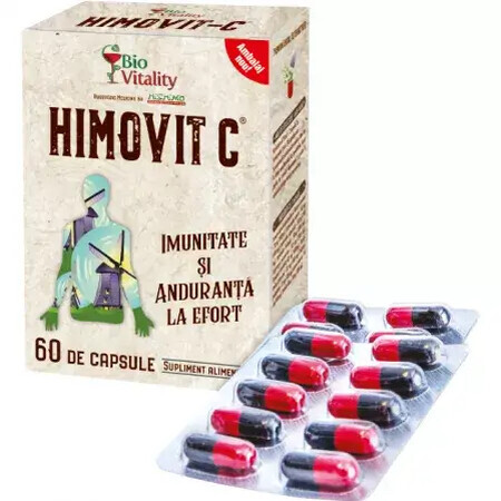 Stimulator imunitar adaptogen Himovit C, 60 capsule, Bio Vitality