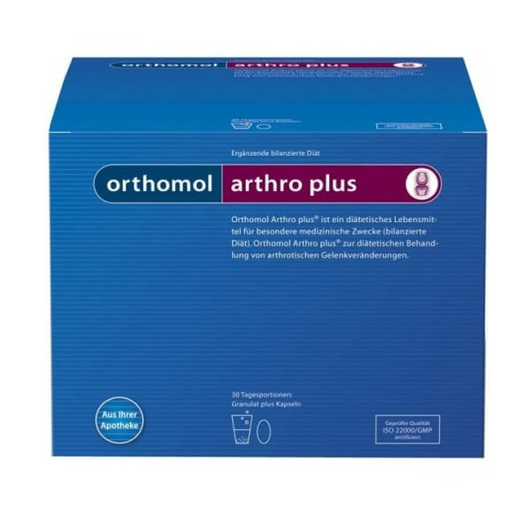 Arthro Plus, 30 plicuri, Orthomol Vitamine si suplimente