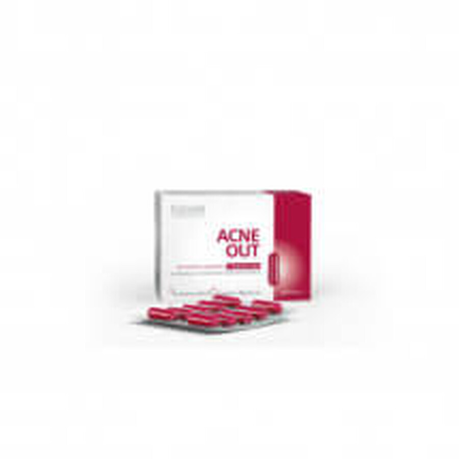 Biotrade Acne Out Voedingssupplement voor een vette huid met acne-neiging, 30 capsules