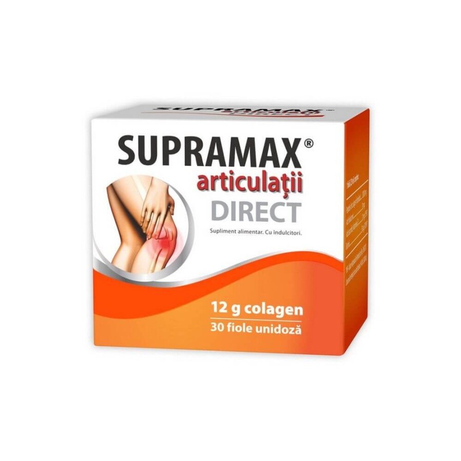 Supramax articulatii Direct 12g colagen, 30 fiole, Zdrovit recenzii