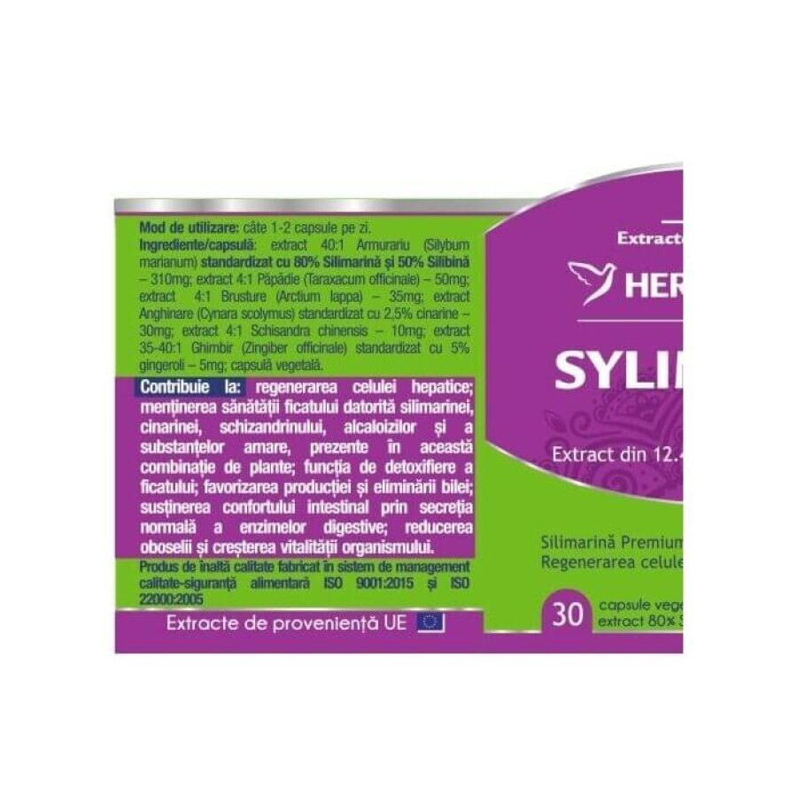 Sylimarin Complex, 120 capsule, Herbagetica