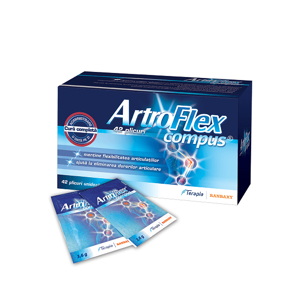 ArtroFlex compus, 42 plicuri, Terapia Vitamine si suplimente