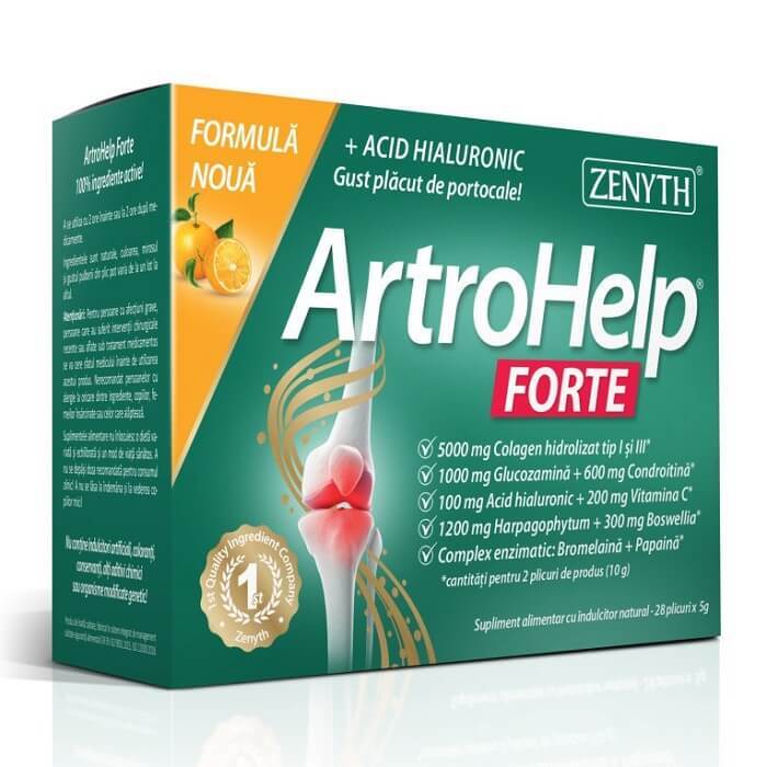 ArtroHelp Forte, 28 plicuri, Zenyth Vitamine si suplimente