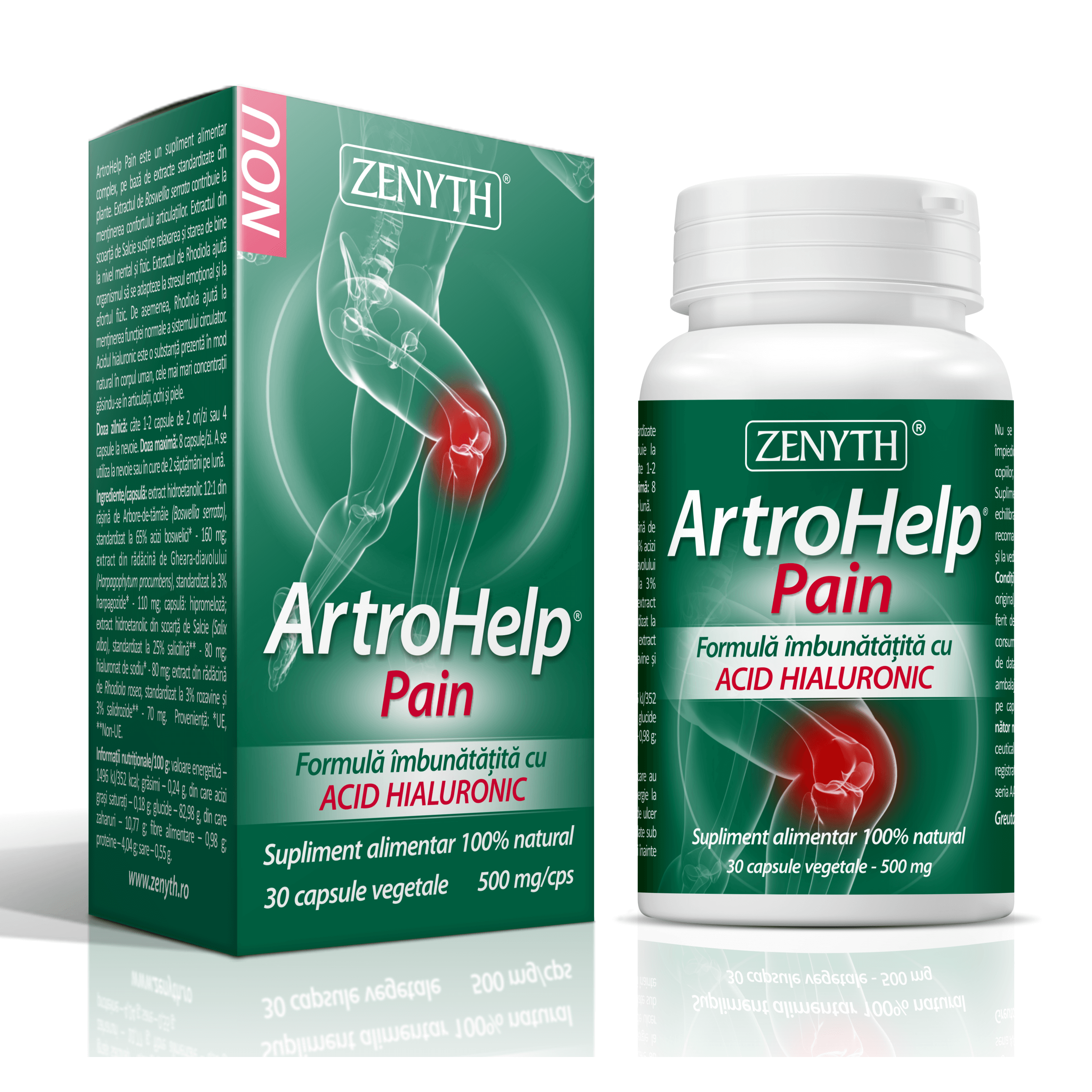 ArtroHelp Pain, 30 capsule, Zenyth Vitamine si suplimente