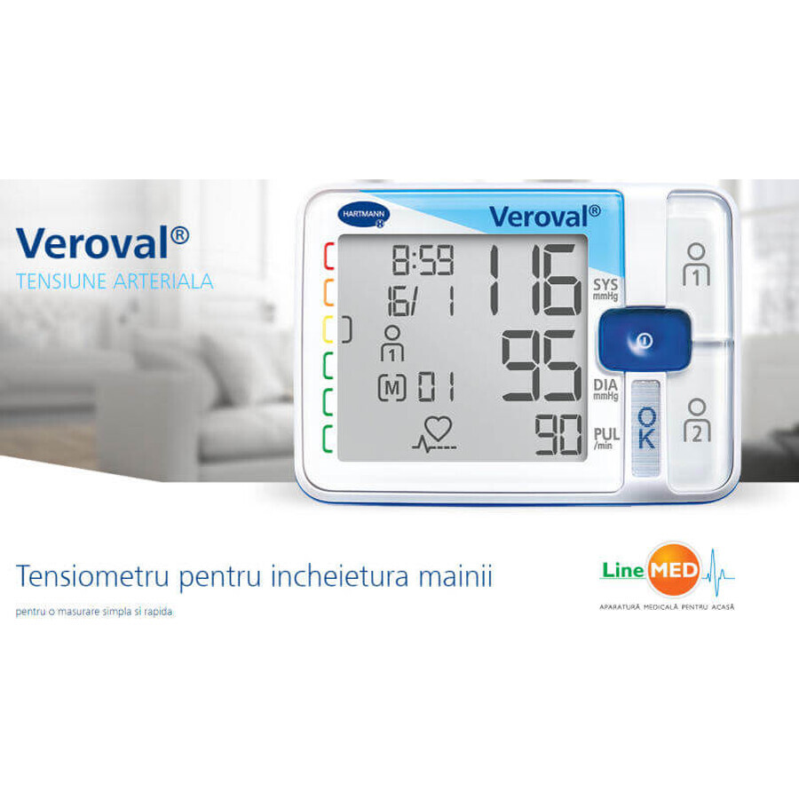 Tensiometru pentru incheietura mainii Veroval (925325), Hartmann