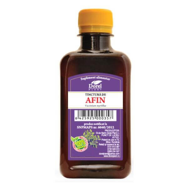 Tinctură de Afin, 500 ml, Dorel Plant Vitamine si suplimente