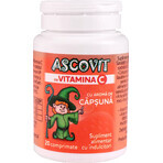 Ascovit cu Vitamina C aroma de capsuni, 20 comprimate, Omega Pharm