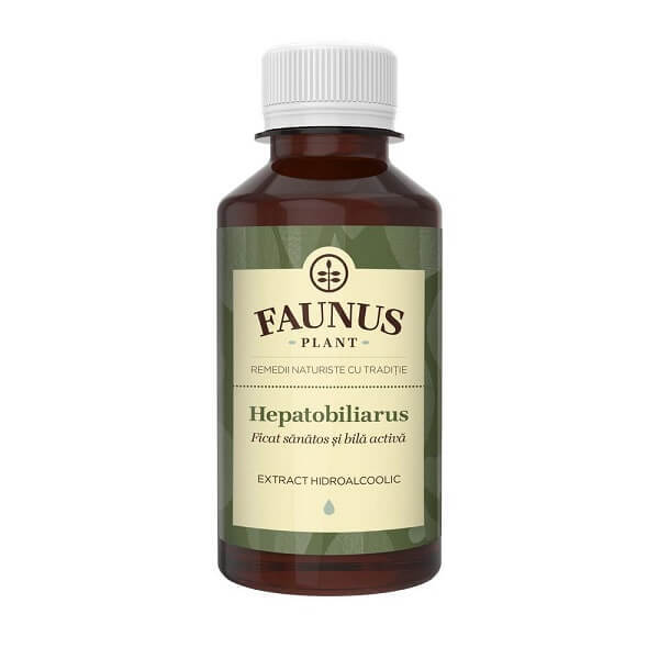 Tinctura Hepatobiliarus, 200 ml, Faunus Plant Vitamine si suplimente