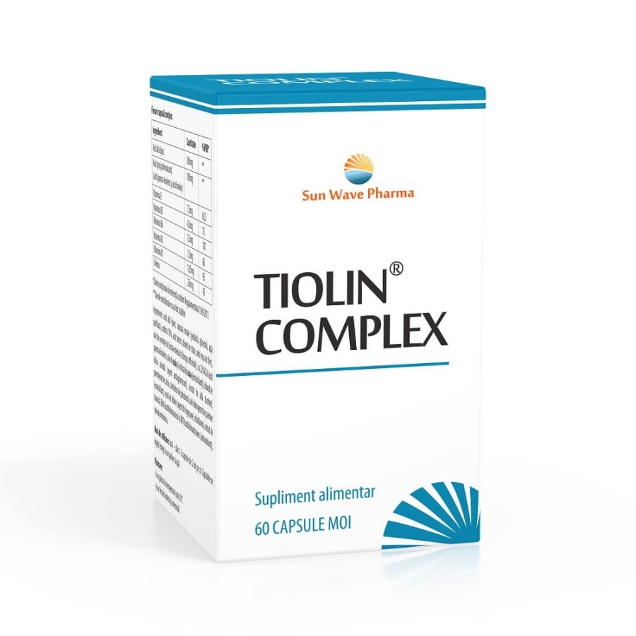 Tiolin Complex, 60 capsule, Sun Wave Pharma recenzii