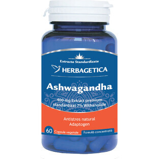 Ashwagandha, 60 capsule, Herbagetica