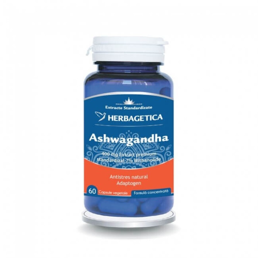 Ashwagandha, 60 capsule, Herbagetica recenzii