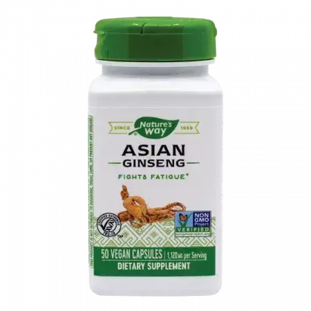 Asian Ginseng 560 mg Nature\'s Way, 50 capsule, Secom