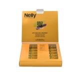 Tratament impotriva caderii parului Gold 24K, 10 fiole, Nelly Professional