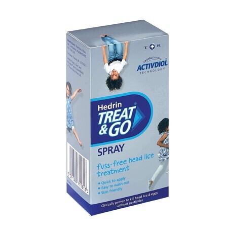 Tratament pentru paduchi Hedrin Treat & Go, 60 ml, Thornton