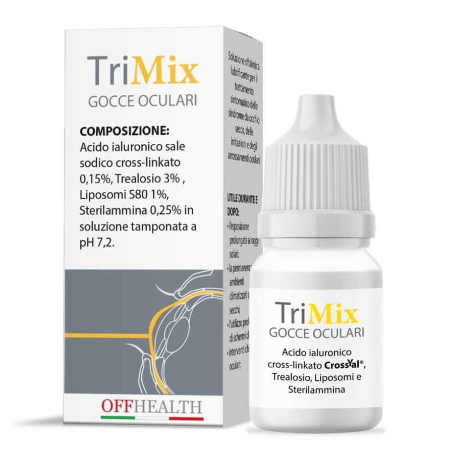 TriMix picături oculare, 8 ml, Offhealth recenzii