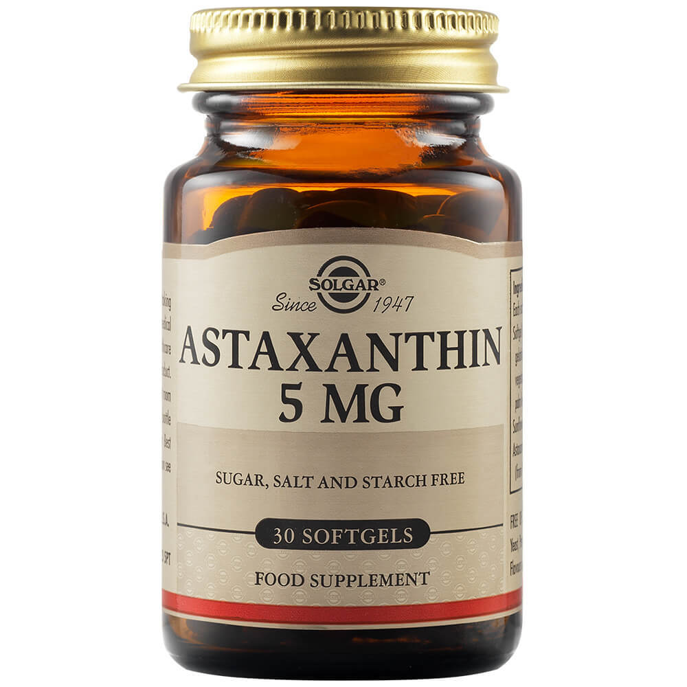 Astaxanthin 5mg, 30 comprimate, Solgar