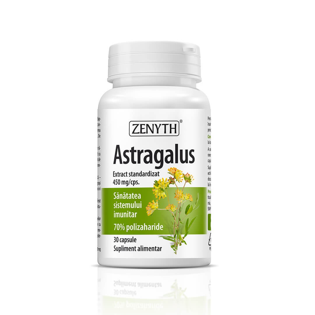 Astragalus 450mg, 30 capsule, Zenyth Vitamine si suplimente