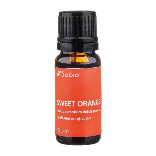 Ulei 100% pur esential Sweet Orange, 10 ml, Sabio Frumusete si ingrijire